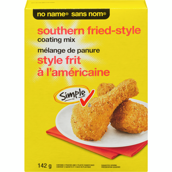Sans Nom Mélange de panure style frit à l’américaine 142 g, 2,11 $/100g