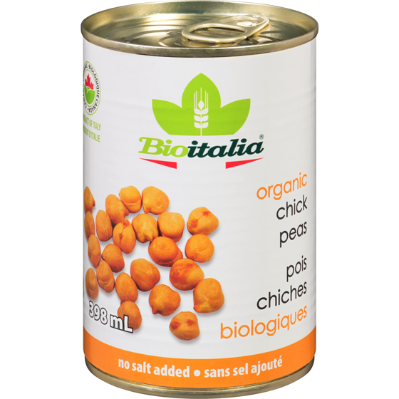 Bioitalia Organic Chick Peas 398 ml, $0.88/100ml
