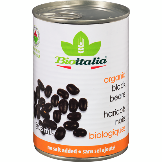 Bioitalia Organic Black Beans 398 ml, $0.88/100ml