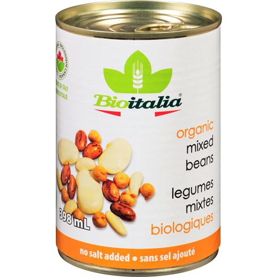 Bioitalia Organic Mixed Beans 398 ml, $0.88/100ml