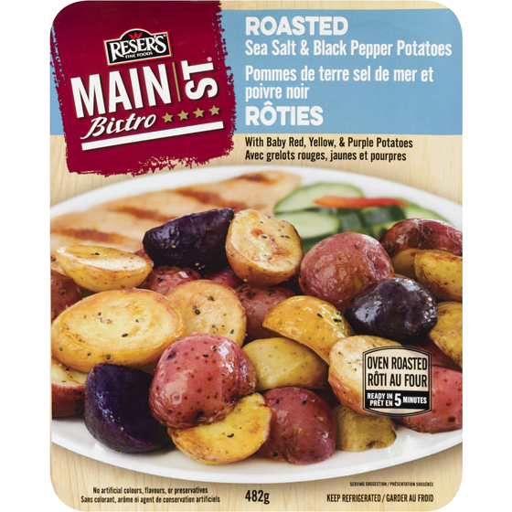 Reser’s Fine Foods Pommes de terre rôties sel de mer et poivre noir 482 g, 1,56 $/100g