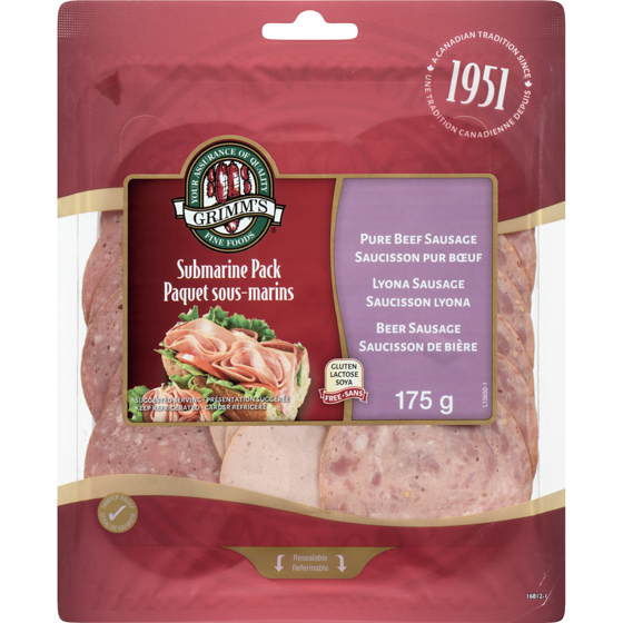 Grimms Submarine Pack 175 g, $3.99/100g