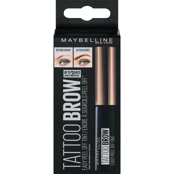 Maybelline Tattoo brow encre à sourcils peel off châtain clair 4.6 g, 369,35 $/100g