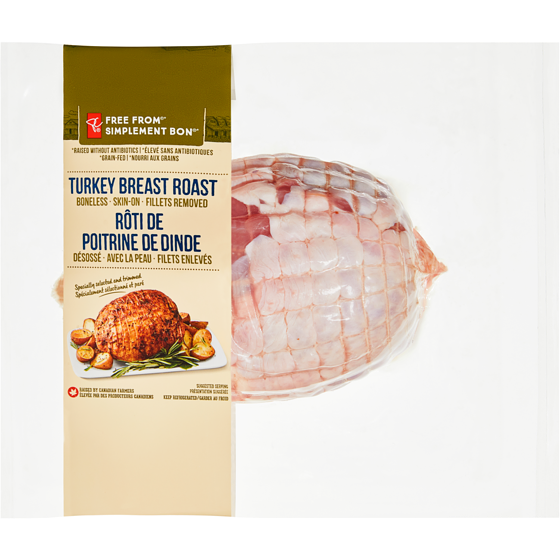 le Choix du Président Rôti de poitrine de dinde 26,43 $/1kg 11,99 $/1lb