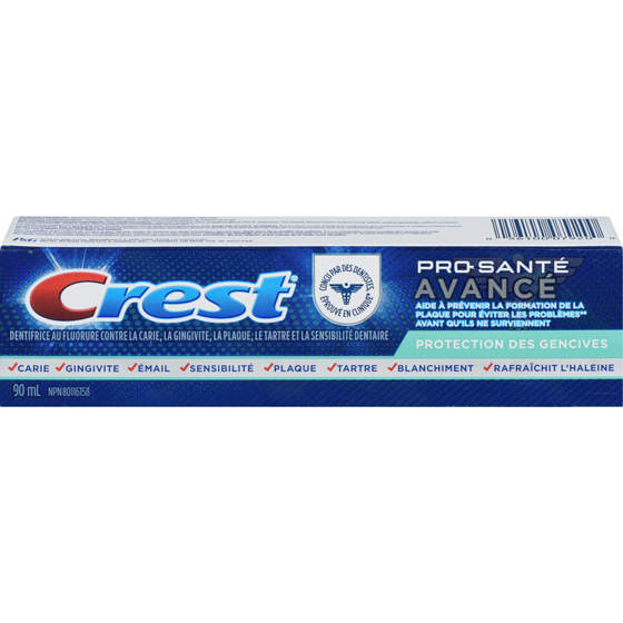Crest Dentifrice Pro-Santé Avancé Protection des gencives, 90 ml, 7,77 $/100ml