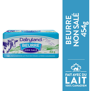 Dairyland Beurre crémeux non salé 454 g, 1,52 $/100g