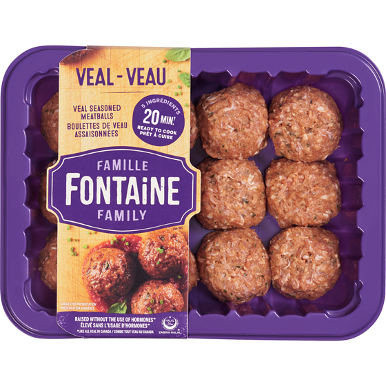 null Boulettes de veau 23,12 $/1kg 10,49 $/1lb
