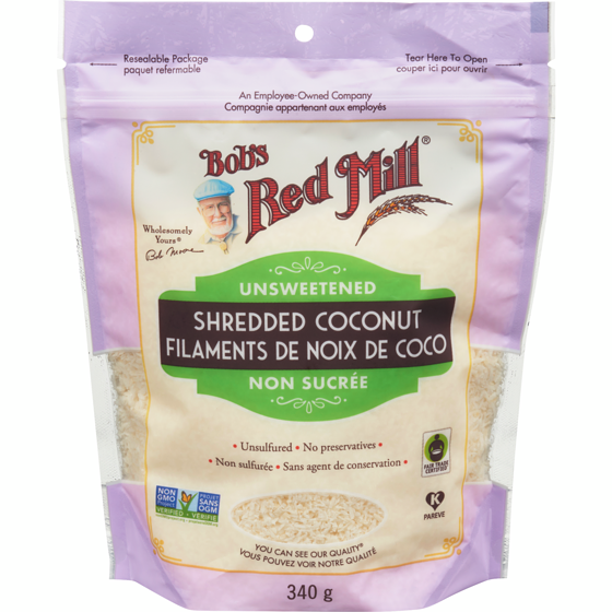 Bob’s Red Mill Filaments de Noix de Coco Non Sucrée 340 g, 2,64 $/100g