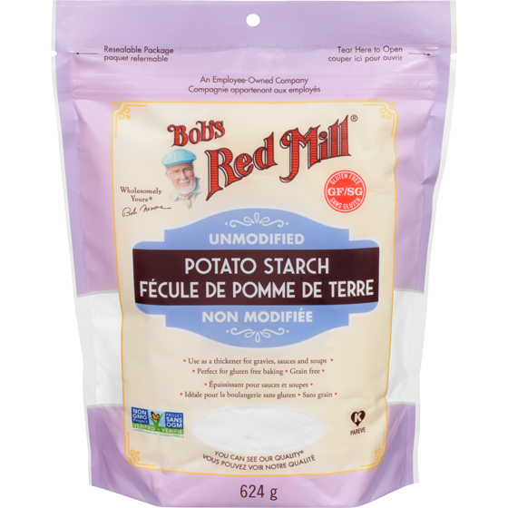 Bob’s Red Mill Fécule de Pomme de Terre Non Modifiée 624 g, 1,36 $/100g