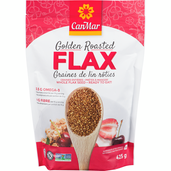 CanMar Golden Roasted Flax Seed    425 g, $1.13/100g