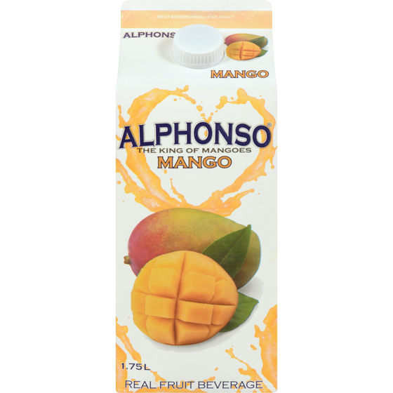 Alphonso Mango Real Fruit Beverage 1.75 l, $0.26/100ml