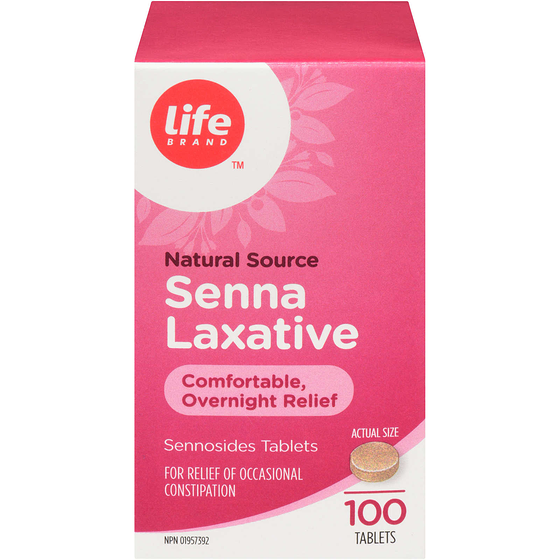 Life Brand Senna Laxative 100 ea, $0.10/1ea