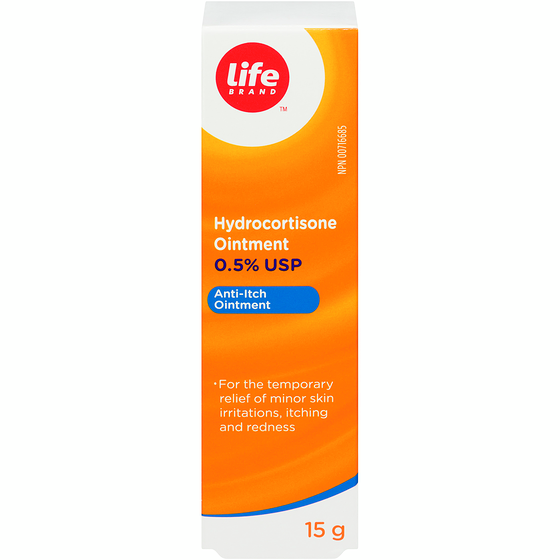Life Brand Hydrocortisone 0.5%  15 g, $26.60/100g