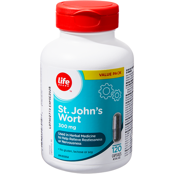 Life Brand St. Johns Wort, 120 Capsules 120 ea, $0.25/1ea