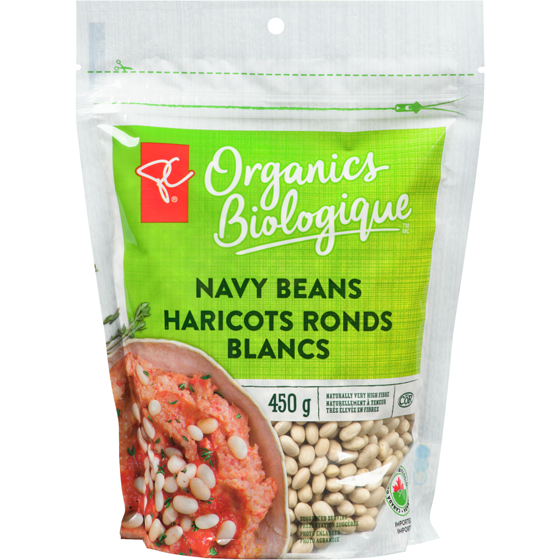 PC Organics Organic Navy Beans 450 g, $0.95/100g