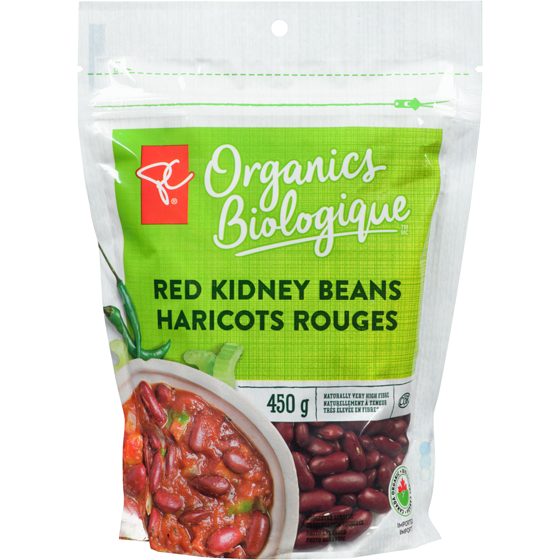 PC Organics Organic Red Kidney Beans 450 g, $0.95/100g