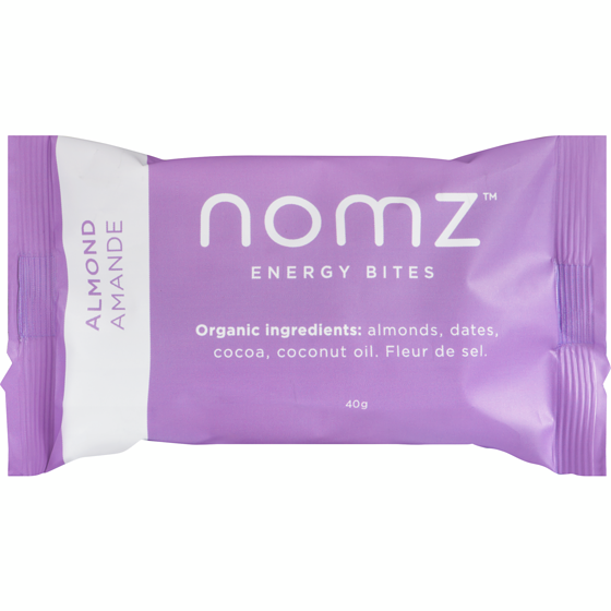 Nomz Energy Bites, Almond 40 g, $9.98/100g