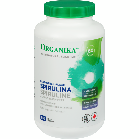 Organika Spirulina       180 ea, $0.24/1ea