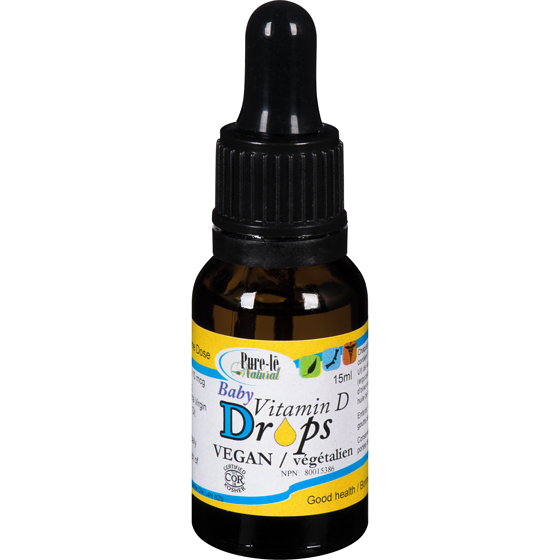 Pure Le Natural Baby Vitamin D Drops 15 ml, $84.93/100ml