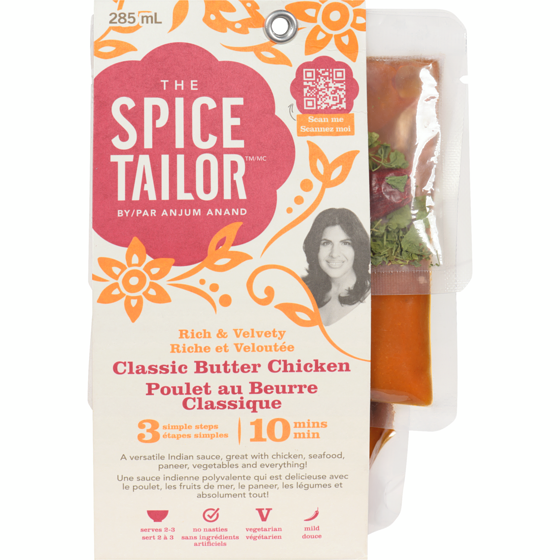 The Spice Tailor Classic Butter Chicken Mild 285 ml, $2.10/100ml