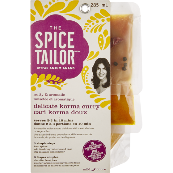 The Spice Tailor Delicate Korma Curry Mild 285 ml, $2.28/100ml