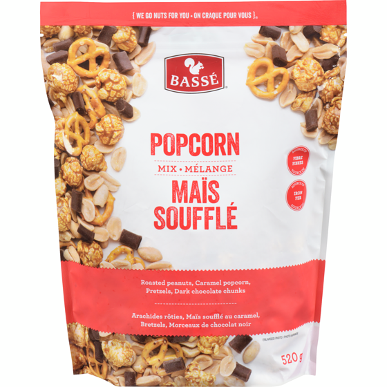 Basse Bassé Popcorn Mix 520 g, $1.54/100g