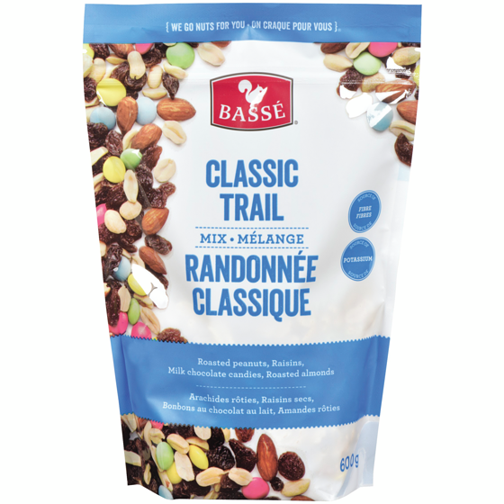Basse Mélange du randonneur classique, Bassé 600 g, 0,92 $/100g