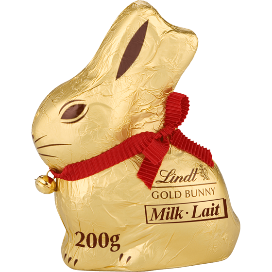 Lindt GOLD BUNNY Milk Chocolate Easter Bunny 200 g, $8.50/100g