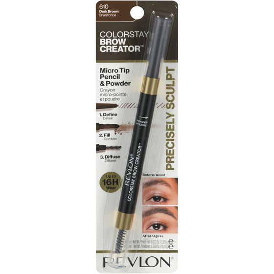 Revlon ColorStay Eyebrow Pencil Creator, Dark Brown 1 ea, $17.99/1ea