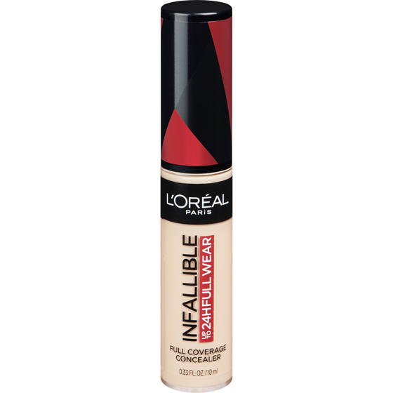 L'Oreal Paris Concealer Infallible Full Wear, One-Swipe Complete Coverage, Matte Finish, Longwear Up to 24hr, Oatmeal 10 ml, $219.90/100ml
