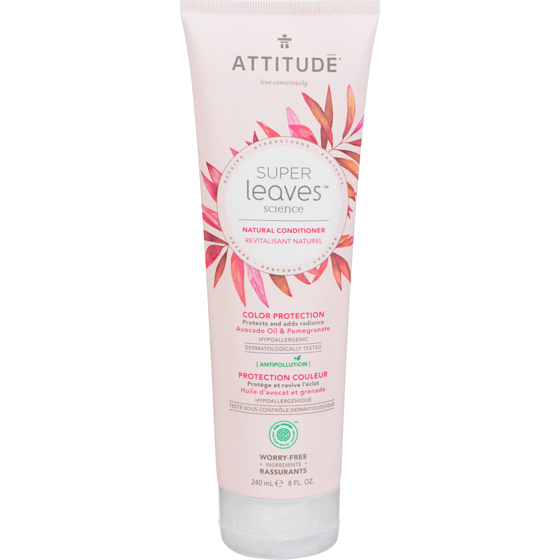 Attitude Super Leaves Natural Conditioner Color Protection Avocado Oil and Pomegranate 240 ml, $5.62/100ml