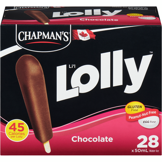 Chapmans Lolly Chocolate 28x50.0 ml, $0.61/100ml