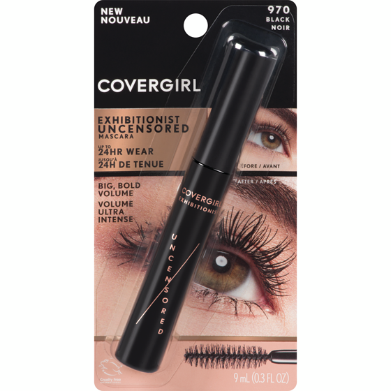 CoverGirl Mascara Exhibitionist Uncensored, noir 1 ea, 13,99 $/1ch