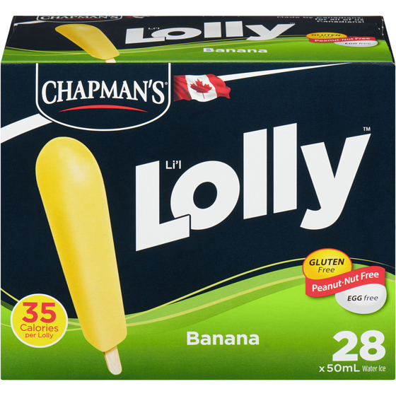 Chapmans Li'L Lolly Banana 28x50.0 ml, $0.54/100ml