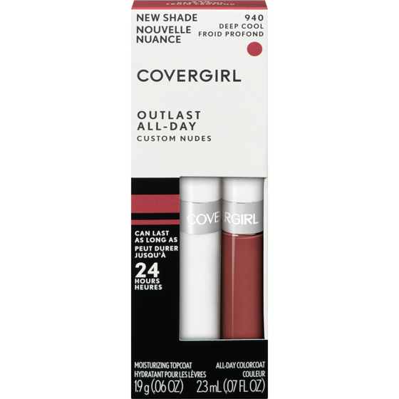 Cover Girl Outlast 2 Step Lip Colour Custom Nudes, Deep Cool 1 ea, $12.99/1ea