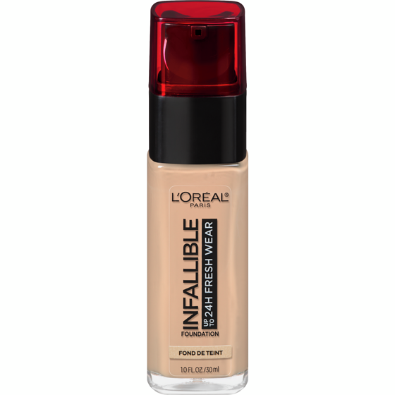 L'Oreal Paris Foundation Infallible Fresh Wear 24HR, Lightweight, Longwear, Breathable Formula, Rose Beige 30 ml, $78.40/100ml