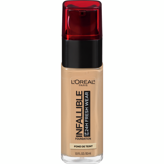 L'Oreal Paris Foundation Infallible Fresh Wear 24HR, Lightweight, Longwear, Breathable Formula, Sand 30 ml, $78.40/100ml