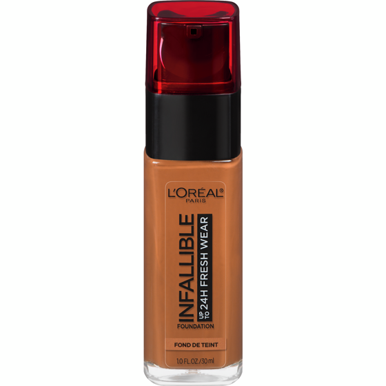 L'Oreal Paris Foundation Infallible Fresh Wear 24HR, Lightweight, Longwear, Breathable Formula, Sienna 30 ml, $79.97/100ml