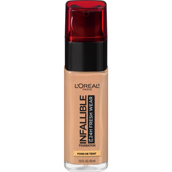 L'Oreal Paris Foundation Infallible Fresh Wear 24HR, Lightweight, Longwear, Breathable Formula, Golden Sun 30 ml, $78.40/100ml