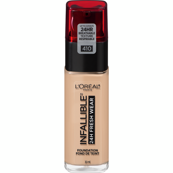 L'Oreal Paris Foundation Infallible Fresh Wear 24HR, Lightweight, Longwear, Breathable Formula, Ivory 30 ml, $78.40/100ml