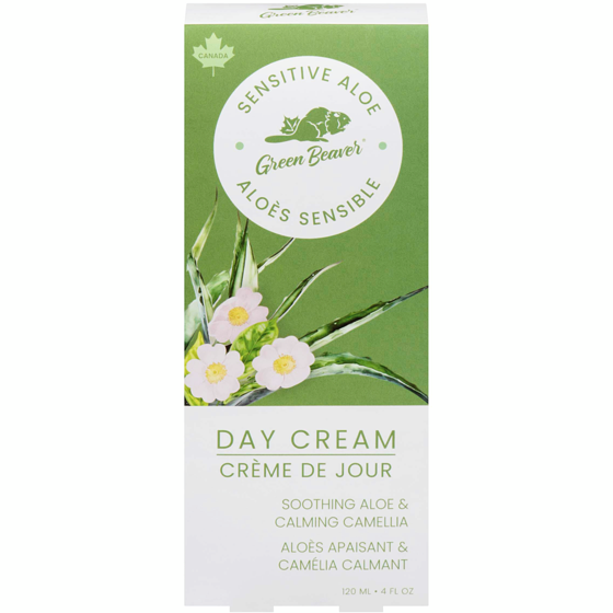 Green Beaver Jr Crème de jour pour peau sensible à l’aloès 120 ml, 22,49 $/100ml