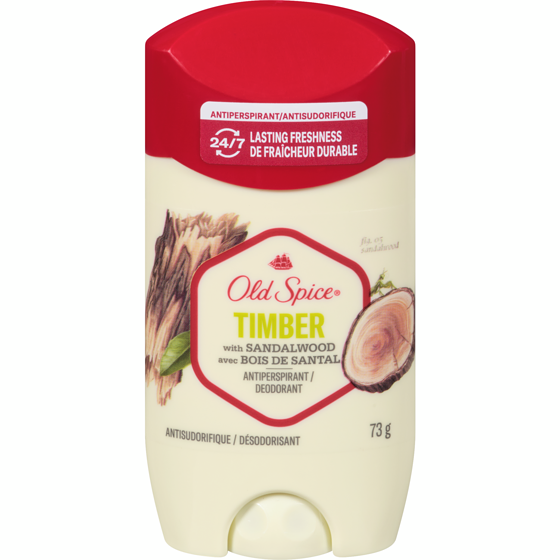 Old Spice Deodorant For Men, Timber with Sandalwood Scent Inspired By Nature 73 g, $10.27/100g