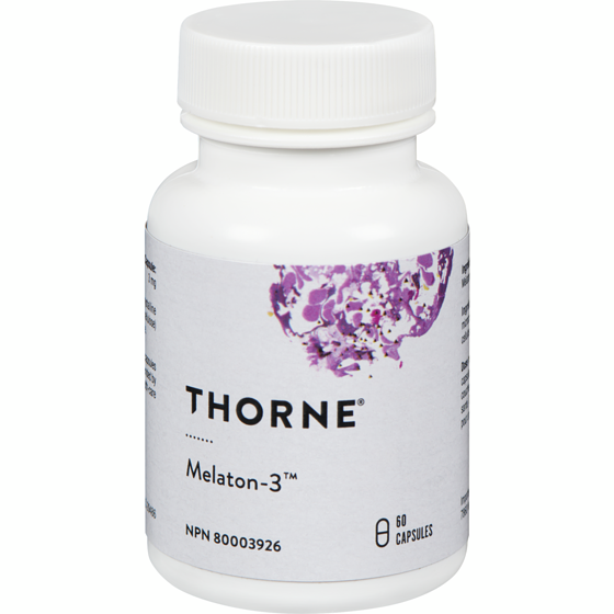 Thorne Melaton-3  60 ea, $0.35/1ea