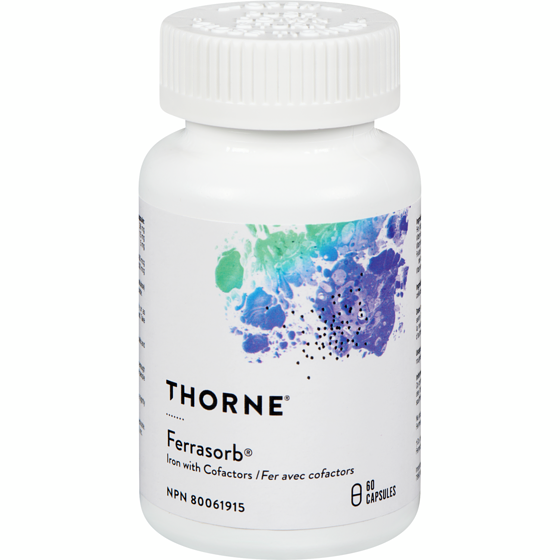 Thorne Blood Builder 60 ea, $0.55/1ea