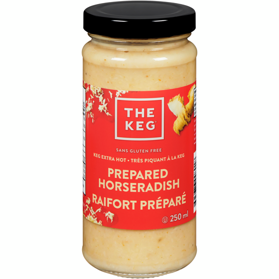 The Keg Raifort préparé The Keg extra piquant, 250 ml 250 ml, 1,39 $/100ml