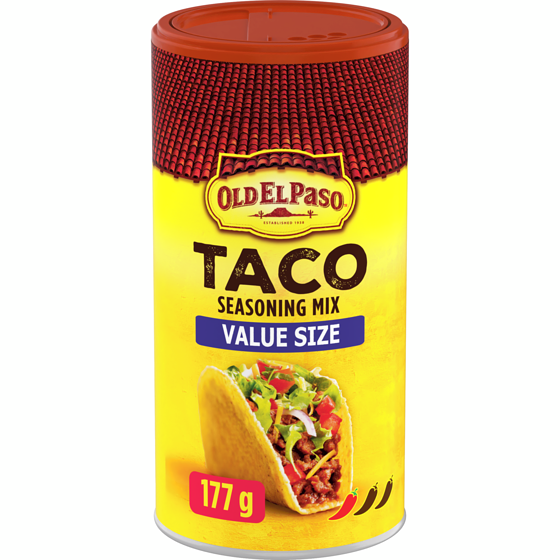 Old El Paso Taco Seasoning Mix, Value Size 177 g, $4.80/100g