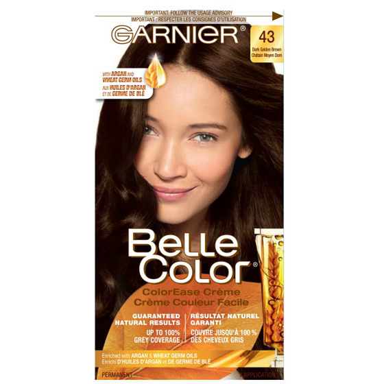 Garnier Belle Colour, 4.3 Natural Dark Golden Brown 1 ea, $8.49/1ea