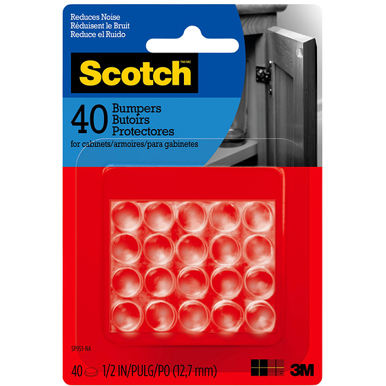 3 M 40 butoirs Scotch, 12,7 mm 1 ea, 8,00 $/1ch