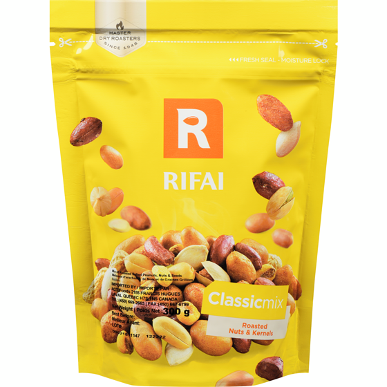 Al Rifai Roasted Nuts & Kernels Classics Mix 12x300.0 g, $0.14/100g