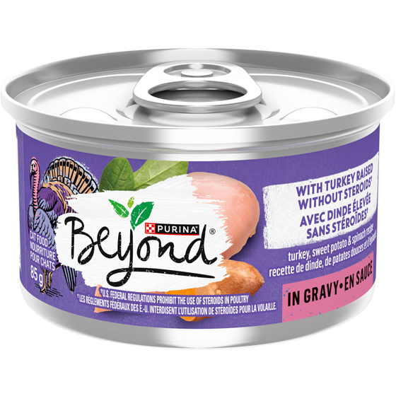 Purina Beyond In Gravy Wet Cat Food Cage-Free Turkey, Sweet Potato & Spinach 85 g, $2.11/100g